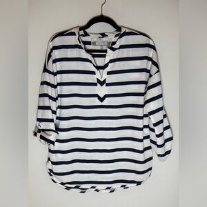 Cupio nautical inspired stipe shirt • Women’s large
